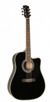 Электроакустическая гитара FLIGHT GD-802CEQ BK